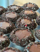 Load image into Gallery viewer, Candy Cane Hot Fudge Crunch Ice Cream Pie **PRE-ORDER**