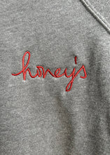 Load image into Gallery viewer, Grey Triblend Embroidered Raglan Sweatshirt

