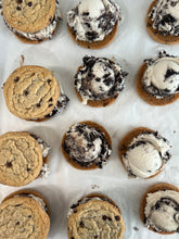 Load image into Gallery viewer, Double Cookies &amp; Cream Ice Cream Sandwiches
